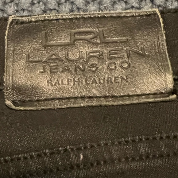 Lauren Jeans  black wash jeans 16W plus size straight everyday wear workwear - Picture 4 of 8